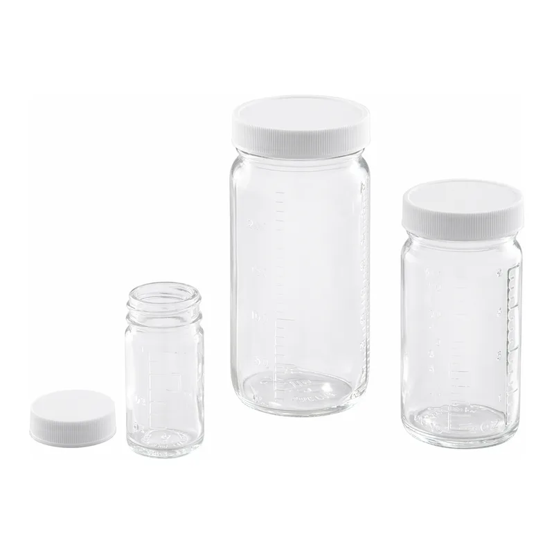 AS ONE Glass Bottle with Molding Scale, 성형 눈금 처리 유리병