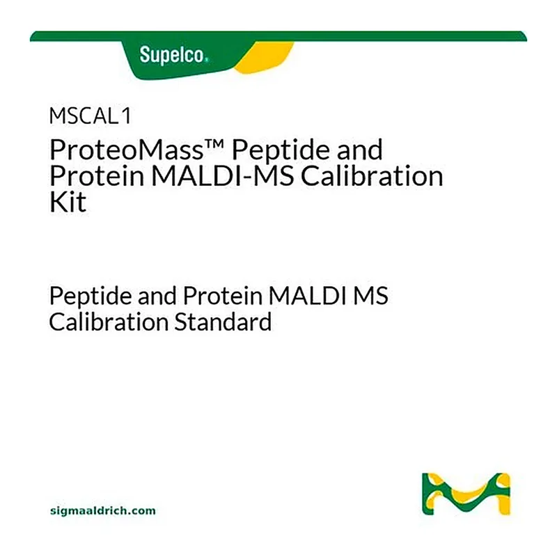 Merck ProteoMass(TM) Peptide and Protein MALDI-MS Calibration Kit