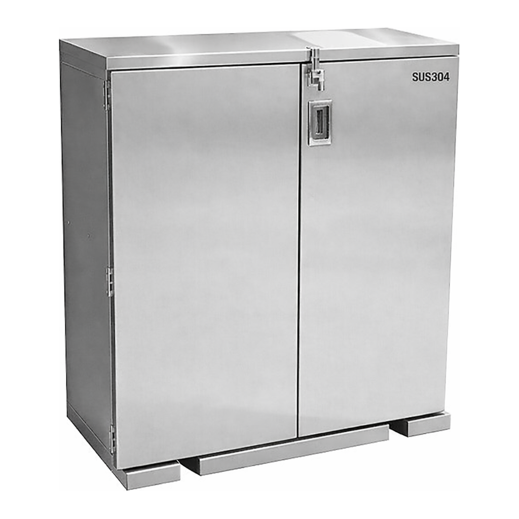 AS ONE 18-Liter Can Cabinet Double Door Type, 한말 캔 캐비넷 (양개문 타입)