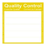 Sampling Systems Yellow Quality Control Labels