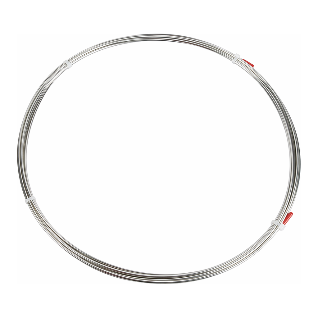 Restek Tubing, Stainless Steel, 304SS Rinsed and Cleaned 1/16in OD x 0.03in ID, 6ft Roll