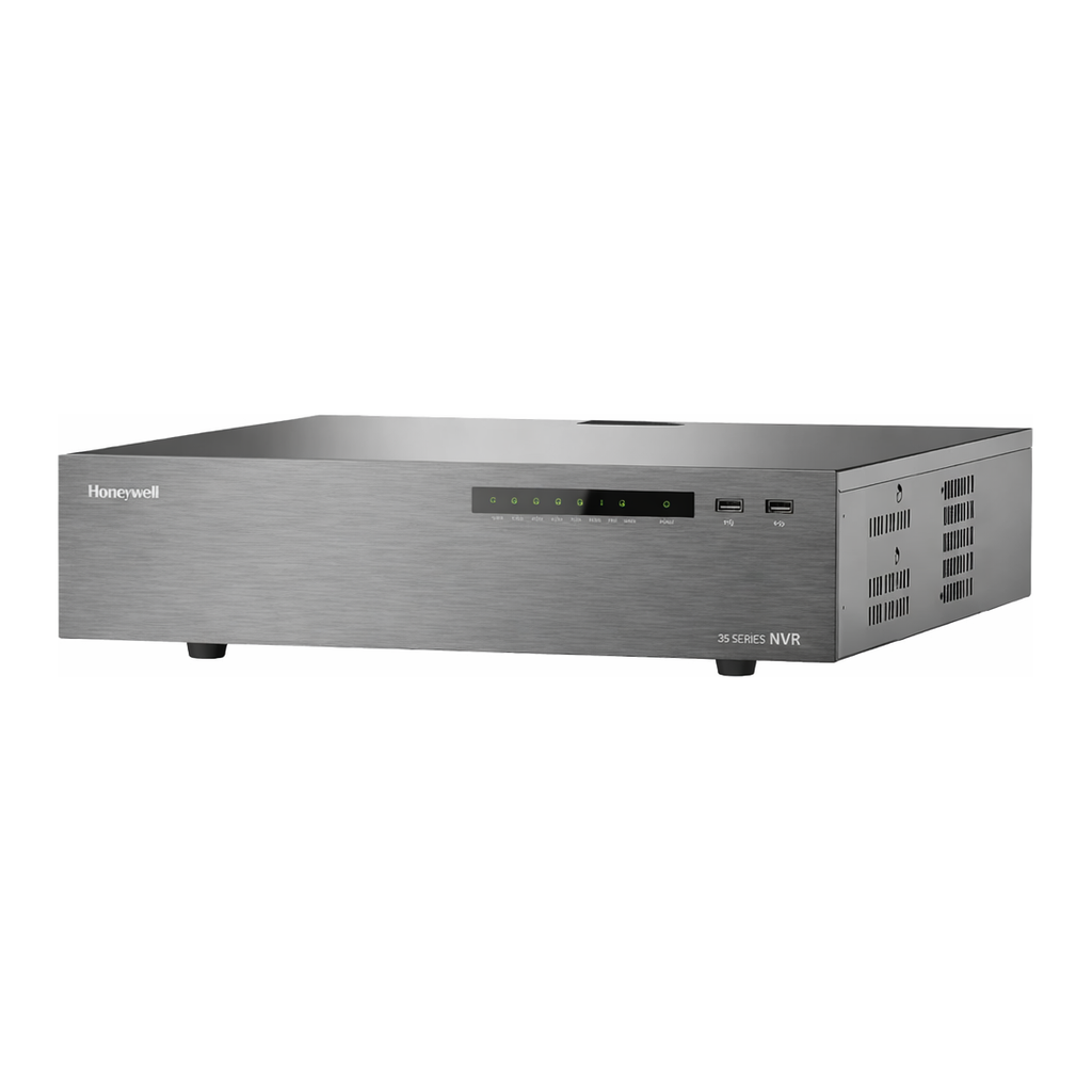Honeywell 하니웰 HN35640800NR-48T8 64CH Ultra UHD NVR, ARM Procrssor, 최대 400Mbps 대역폭 제공, N+1 Recuncancy Failover