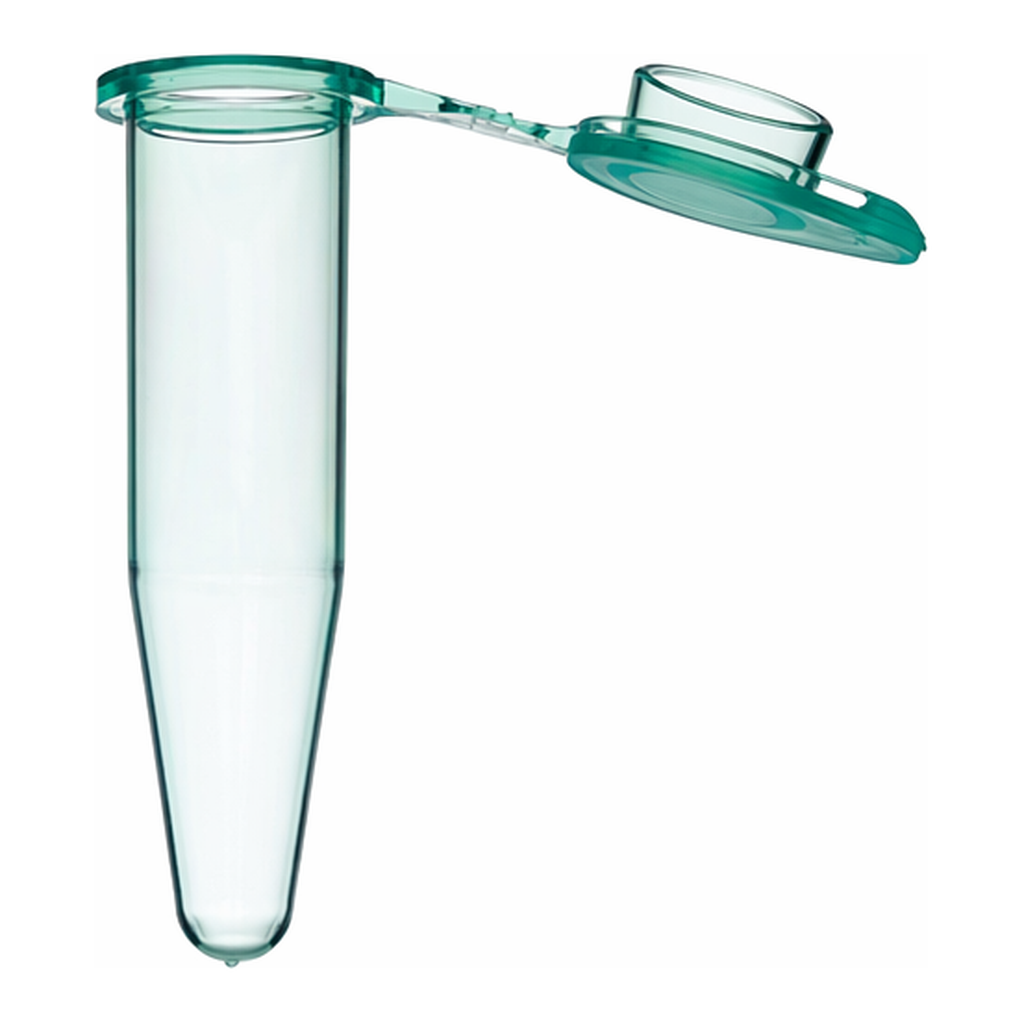 Greiner Bio One SAPPHIRE PCR TUBE, 0.5 ML, PP, GREEN,WITH ATTACHED FROSTED FLAT CAP, 1.000 PCS./BOX