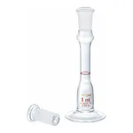 AS ONE Volumetric Flask with Table White 1mL with Test Results Document
