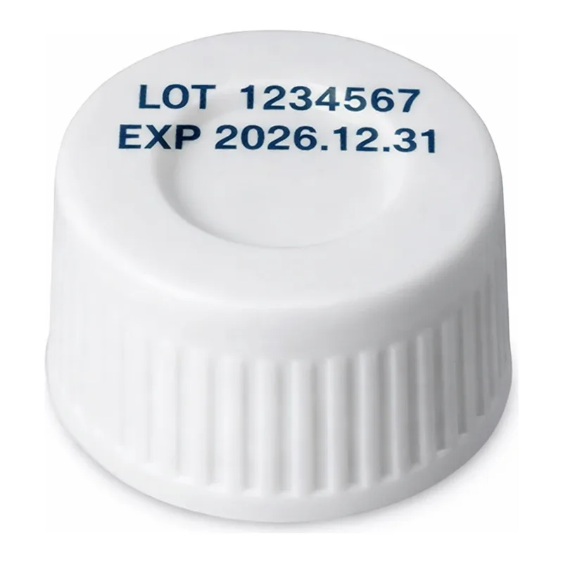 Waters White, 12 x 32 mm Screw Neck Cap and PTFE/Silicone Septum, 100/pk