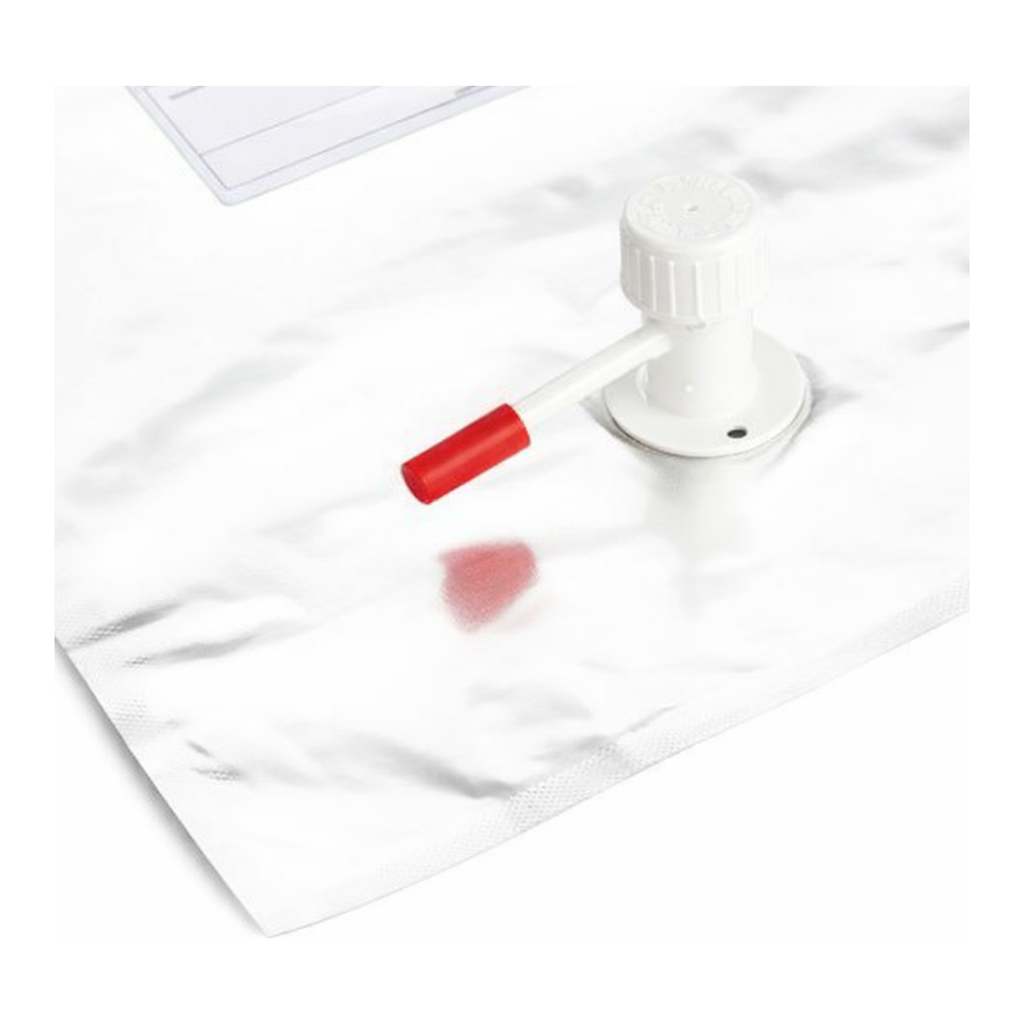 Restek Gas Sampling Bag, Multi-Layer Foil, 12L, 13in x 24in w/ polypropylene combo valve & septum