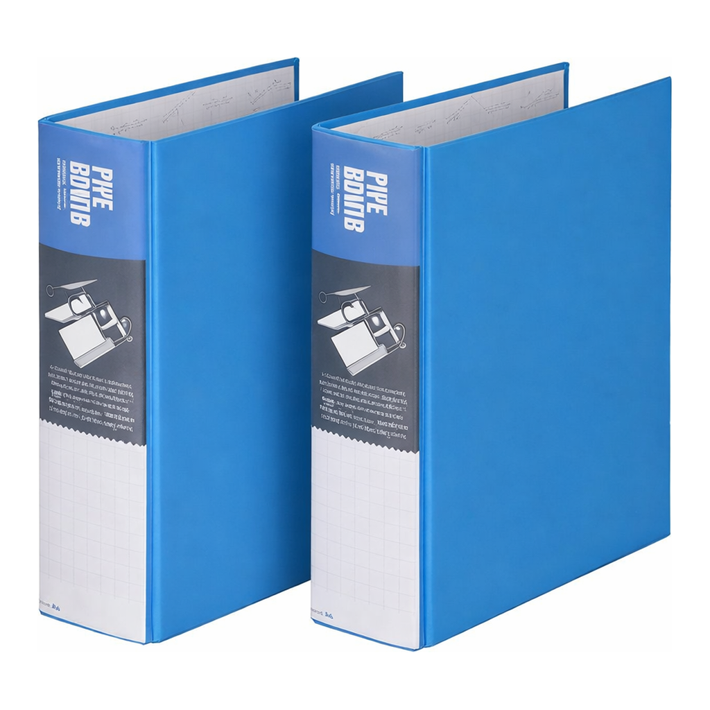 OFFICENEX 문화 A4 파이프바인더 90*80mm(B864-71/청색)