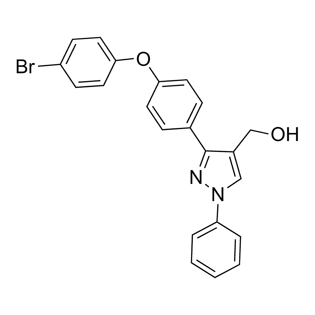 Merck (3-(4-(4-Bromophenoxy)phenyl)-1-phenyl-1H-pyrazol-4-yl)methanol
