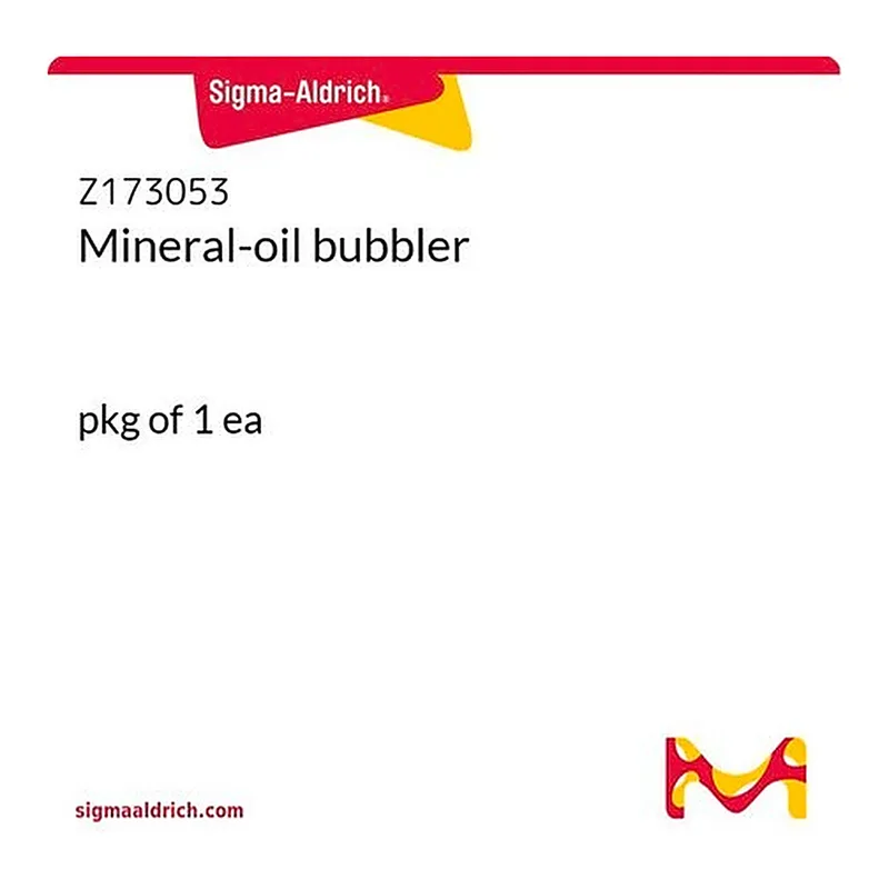 Merck Mineral-oil bubbler