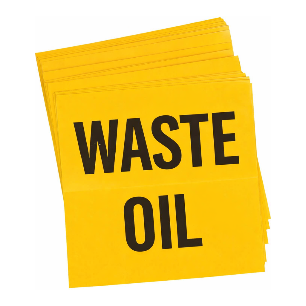 Brady Waste Oil Labels