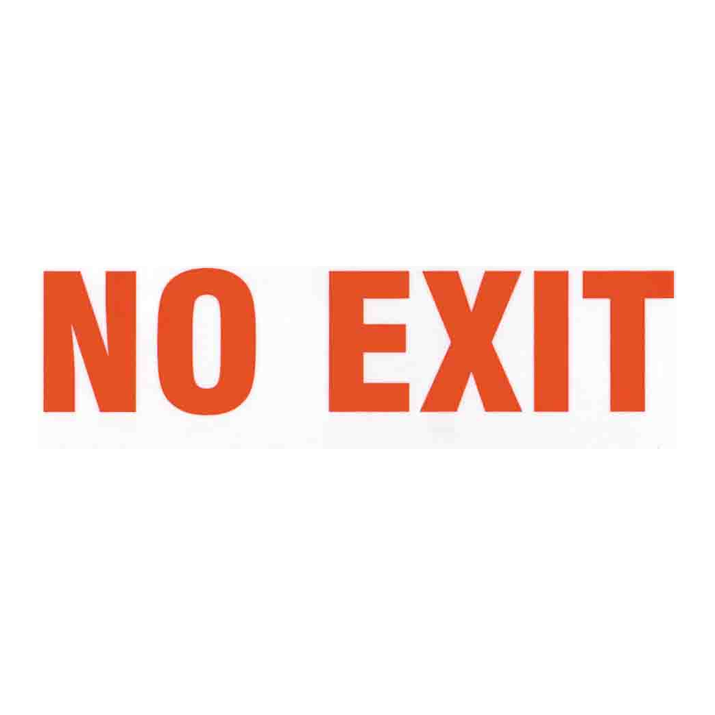 Brady BradyGlo No Exit Sign