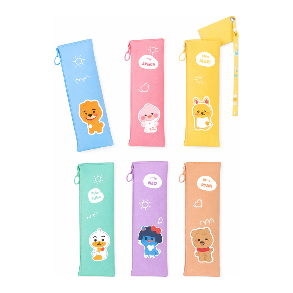 OFFICENEX 리틀 카카오프렌즈 러블리 미니 플랫 펜슬케이스 리틀프로도
