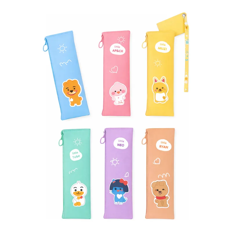 OFFICENEX 리틀 카카오프렌즈 러블리 미니 플랫 펜슬케이스 리틀프로도