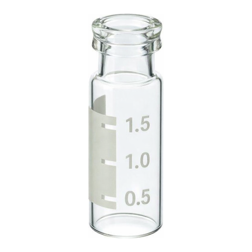 Restek Vials, Crimp Top, 12x32mm/2.0mL/11mm Clr w/Mark Pack of 100