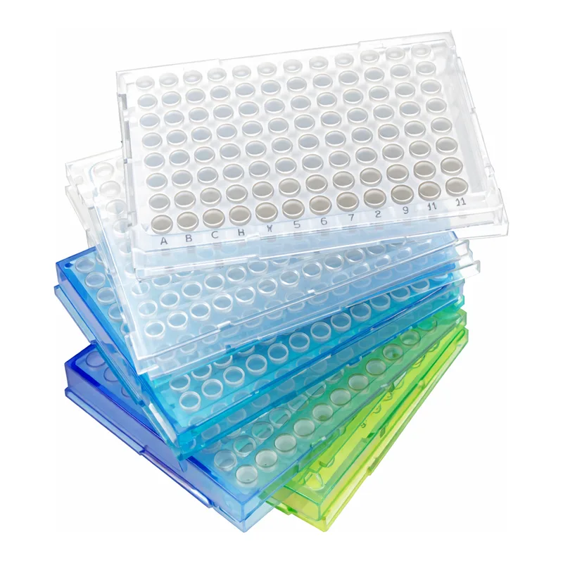 Thermo Fisher Scientific Armadillo PCR Plate, 96-well, green, semi-skirted, low profile, clear wells, barcoded