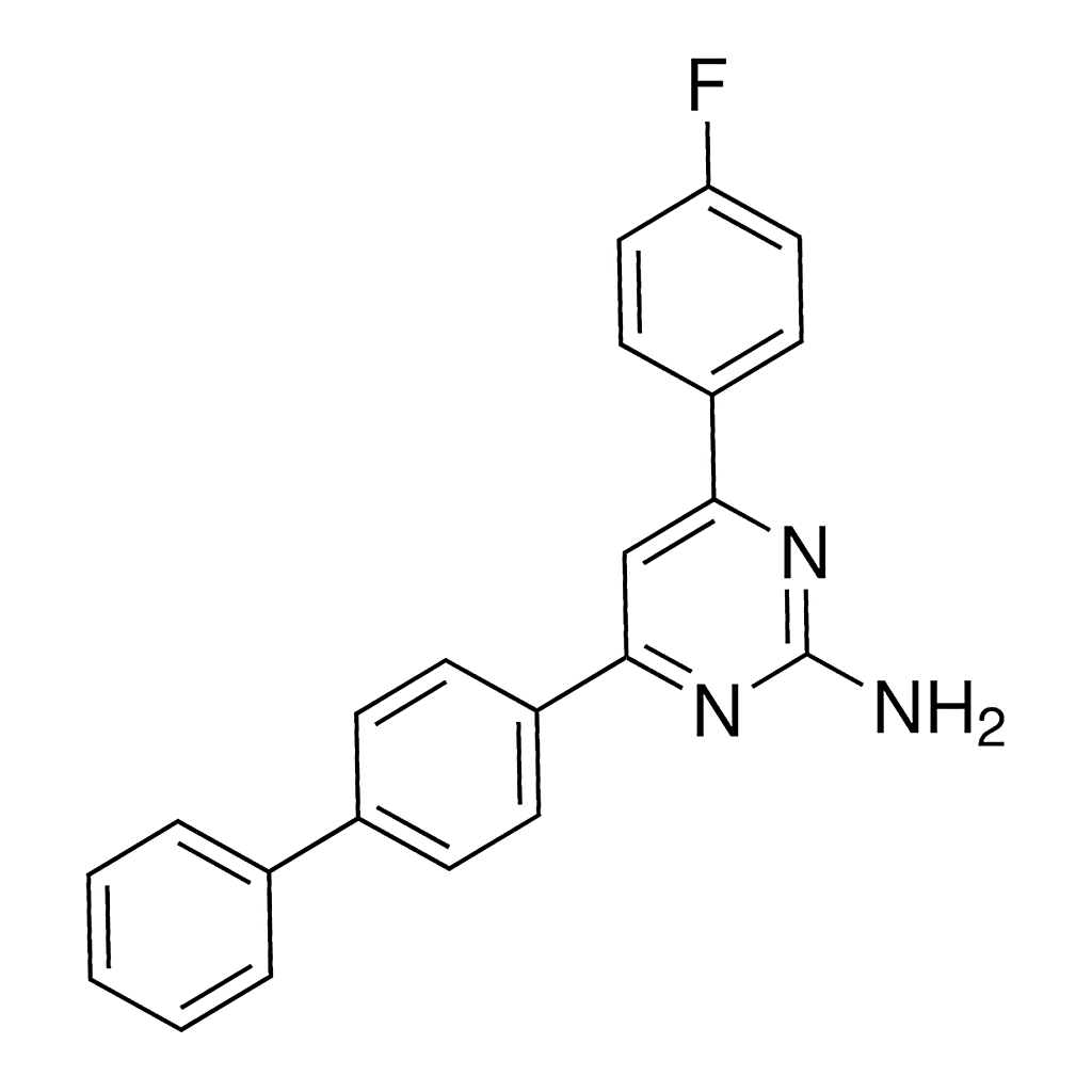 Merck 4-[1,1'-Biphenyl]-4-yl-6-(4-fluorophenyl)-2-pyrimidinamine