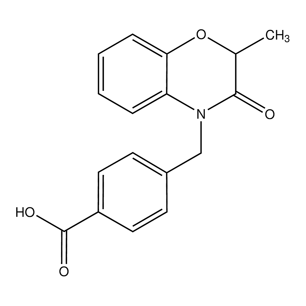 Merck 4-((2,3-Dihydro-2-methyl-3-oxobenzo[b][1,4]oxazin-4-yl)methyl)benzoic acid
