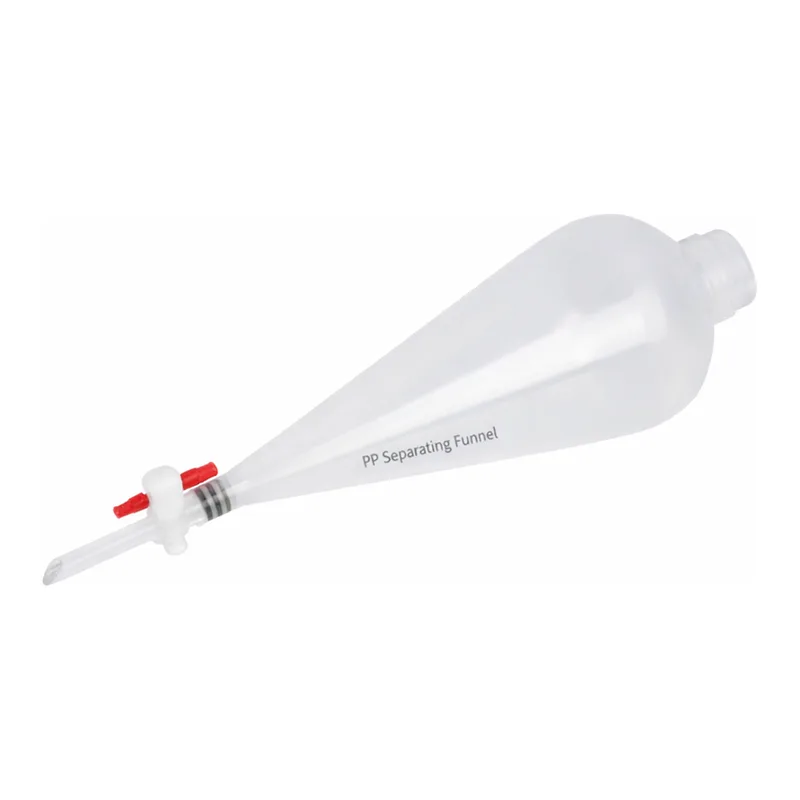 Daihan Science PP Separating Funnel, Good for Strong Acid, Chemical-Inert, 100~500㎖<br>With PTF