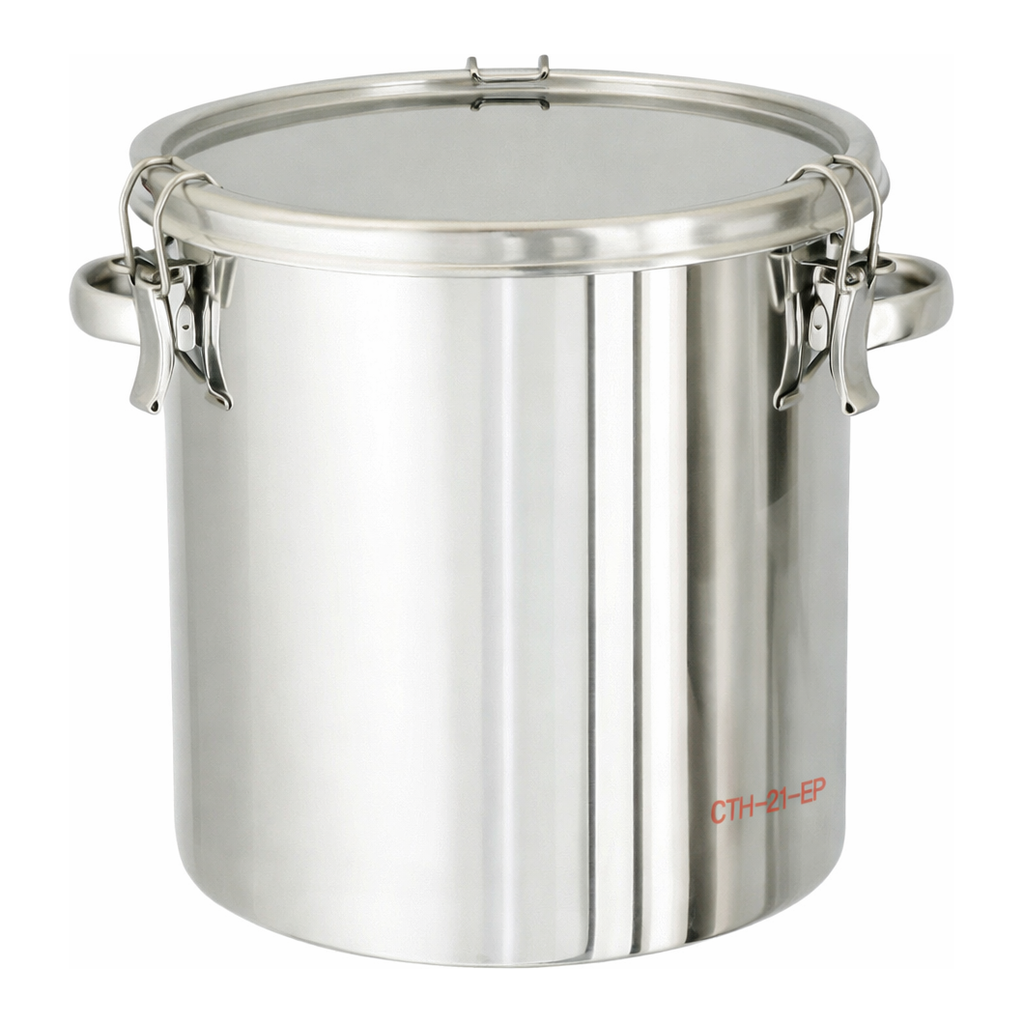 AS ONE Stainless Steel Sealed Tank, Electrolyte Polishing, SUS304, 스테인리스밀폐 보존탱크(전해연마 타입)