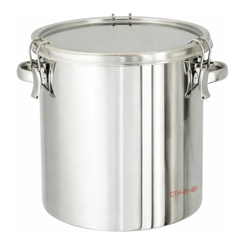 AS ONE Stainless Steel Sealed Tank, Electrolyte Polishing, SUS304, 스테인리스밀폐 보존탱크(전해연마 타입)