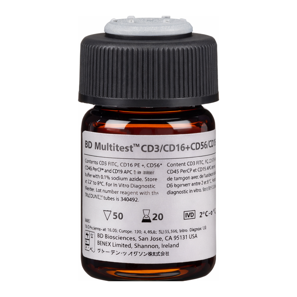 BD CD3 FITC / CD16 PE + CD56 PE / CD45 PerCP / CD19 APC reagent