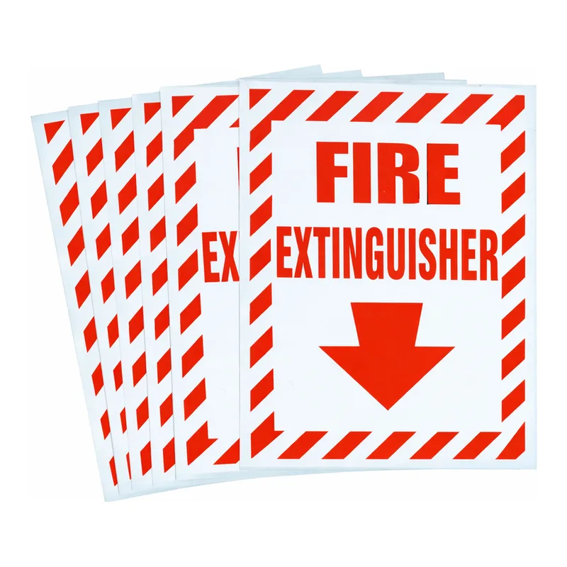 Brady Fire Extinguisher Sign
