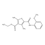 Merck Ethyl 2-amino-5-(2-methoxyphenylcarbamoyl)-4-methylthiophene-3-carboxylate