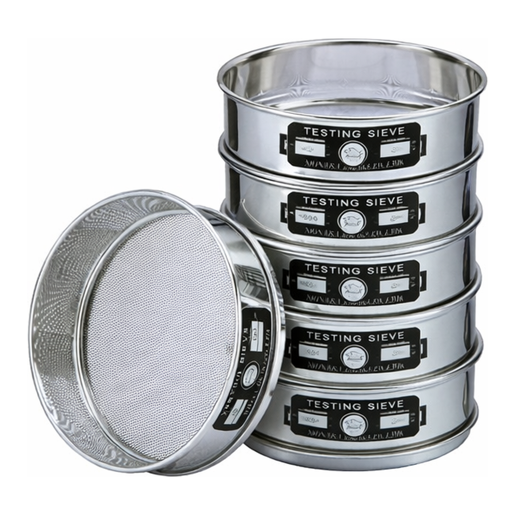 AS ONE Stainless Steel Test Sieve(Φ200×Depth 45㎜), 스테인리스 스틸 시험용 체(Φ200×깊이 45㎜)