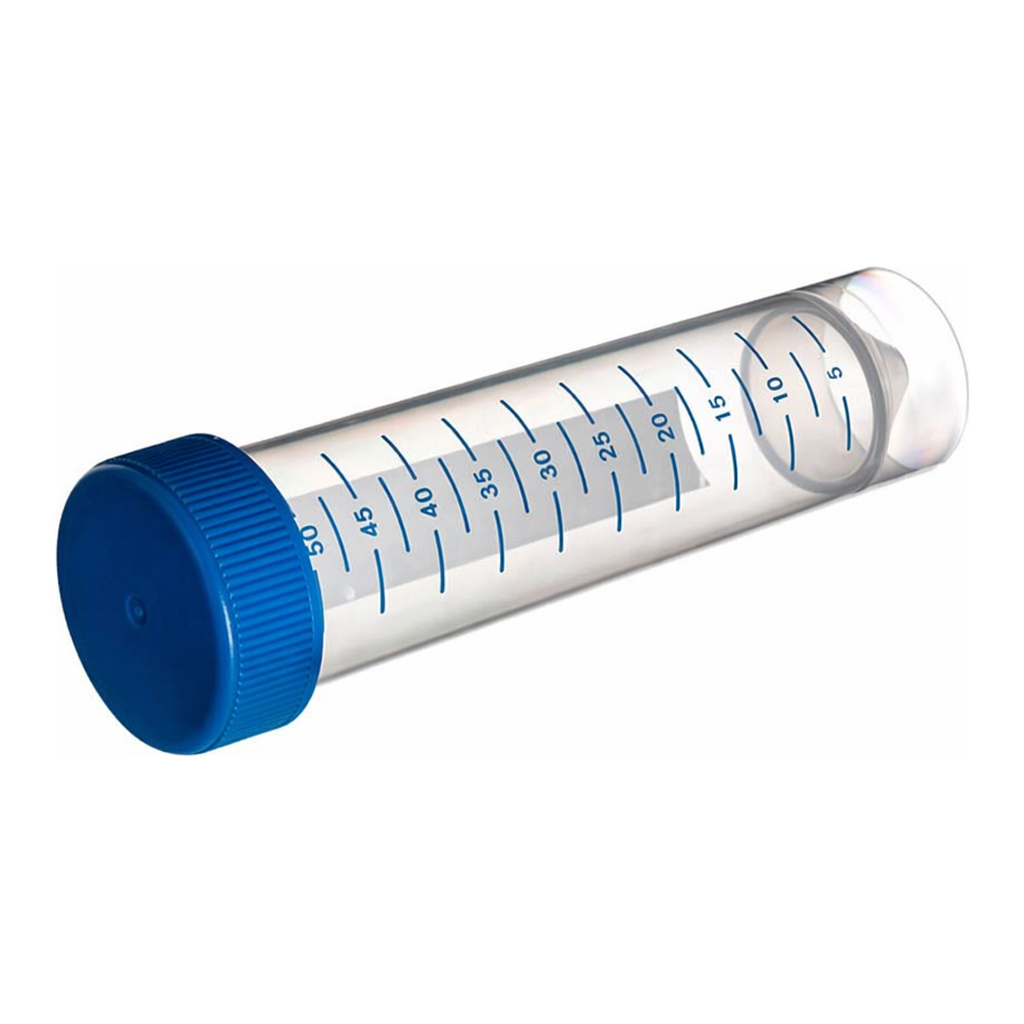 Greiner Bio One TUBE, 50 ML, PP, 30/115 MM, CONICAL BOTTOM,CELLSTAR®, BLUE SCREW CAP, NATURAL, GRADUATED, WRITING AREA, SKIRT, STERILE, 25 PCS./BOX
