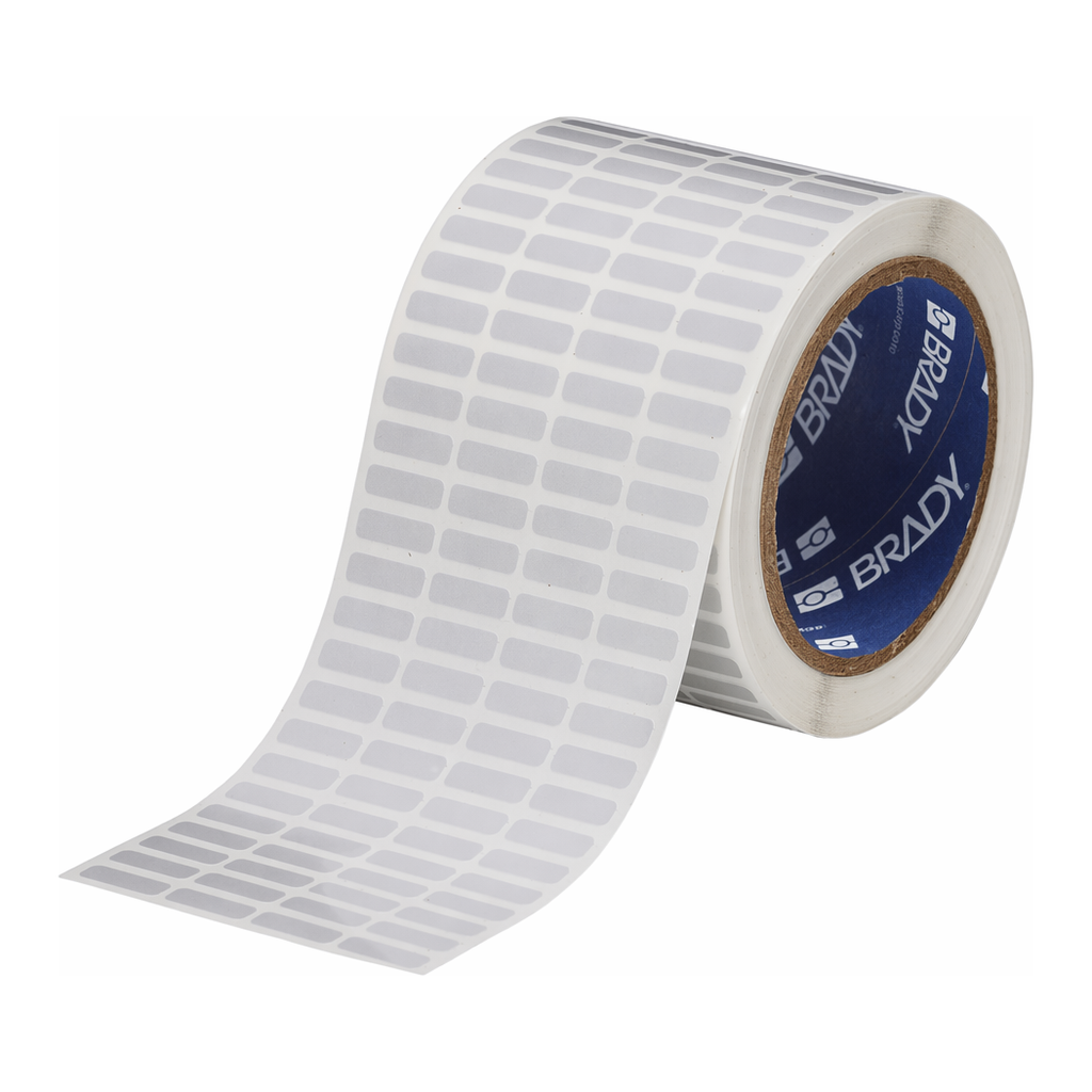Brady 3" Core Matte Silver Polyester with Acrylic Adhesive Labels