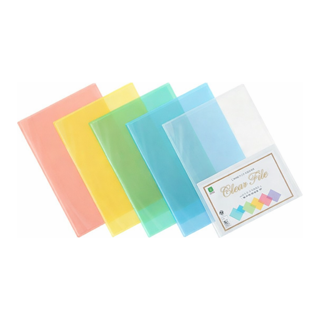 OFFICENEX 문화 투명PP 클리어화일 6매(A4/F427-71/투명)
