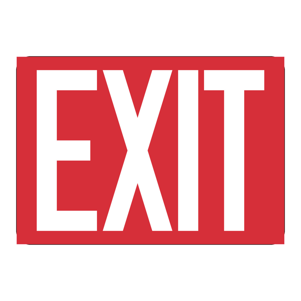 Brady Exit Sign
