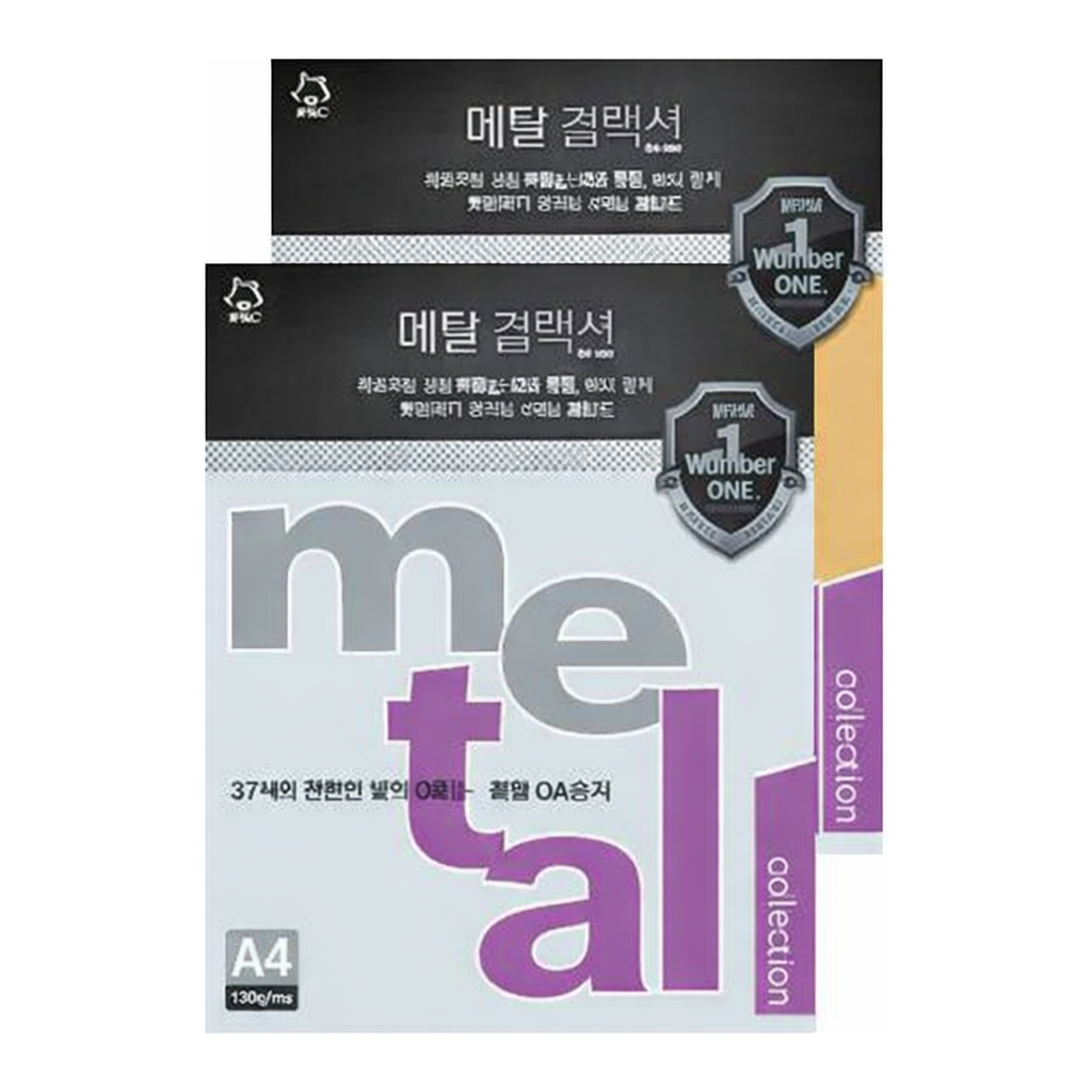 OFFICENEX 메탈컬렉션 (MJ14/A4/ 120g/ 밀키화이트/ 10매/팩/삼원)