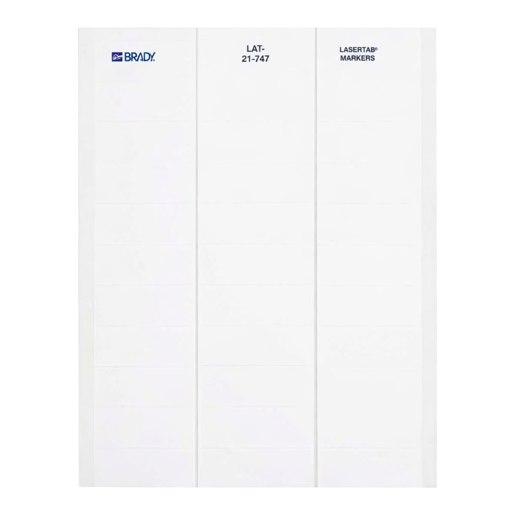 Brady LaserTab Polyester Labels