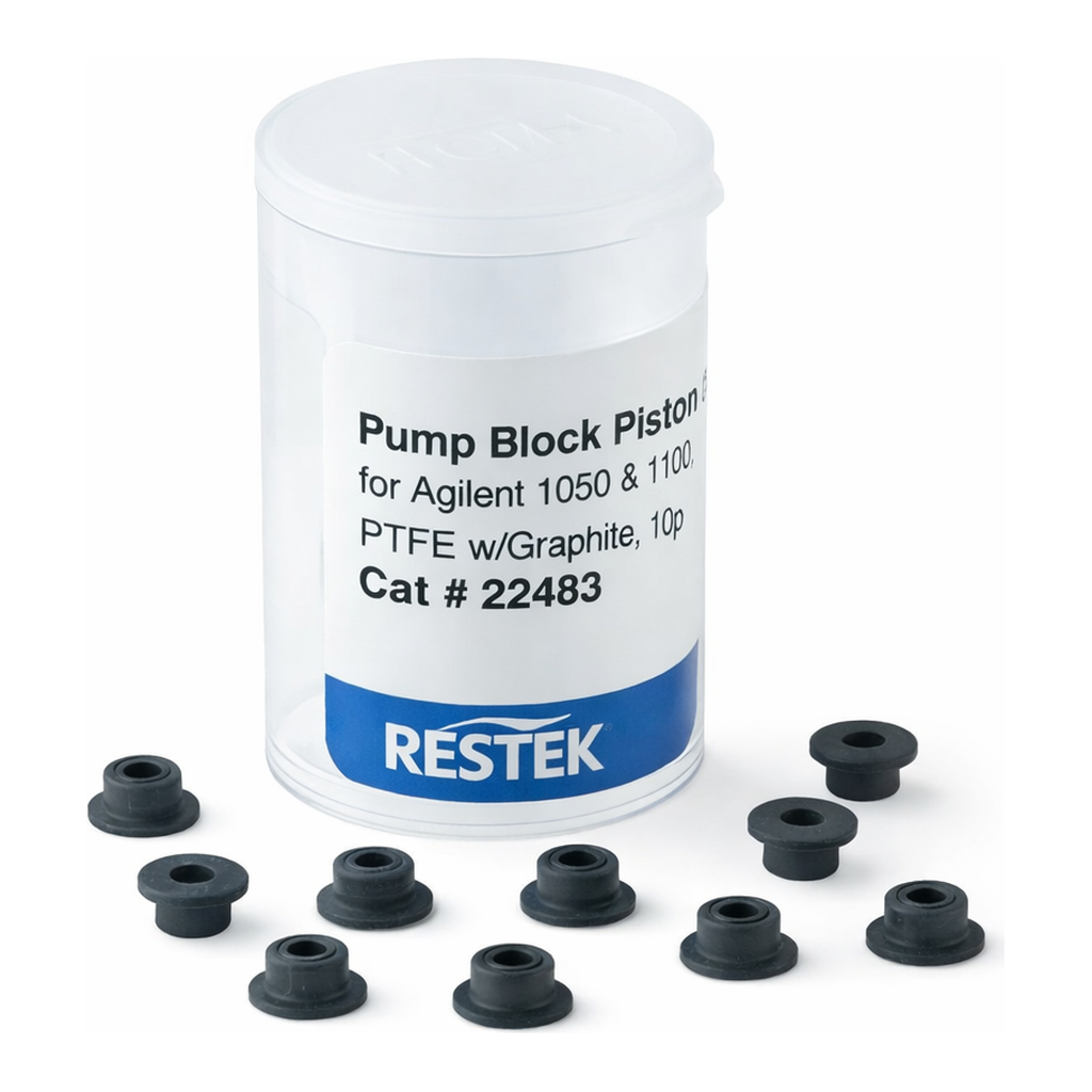 Restek Pump Block Piston Seal, for Agilent 1050/1100/1200, PTFE w/Graphite, 10pk