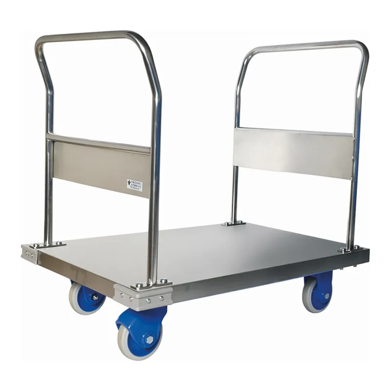 AS ONE Quiet Stainless Steel Platform Truck, 정음 스테인리스 대차