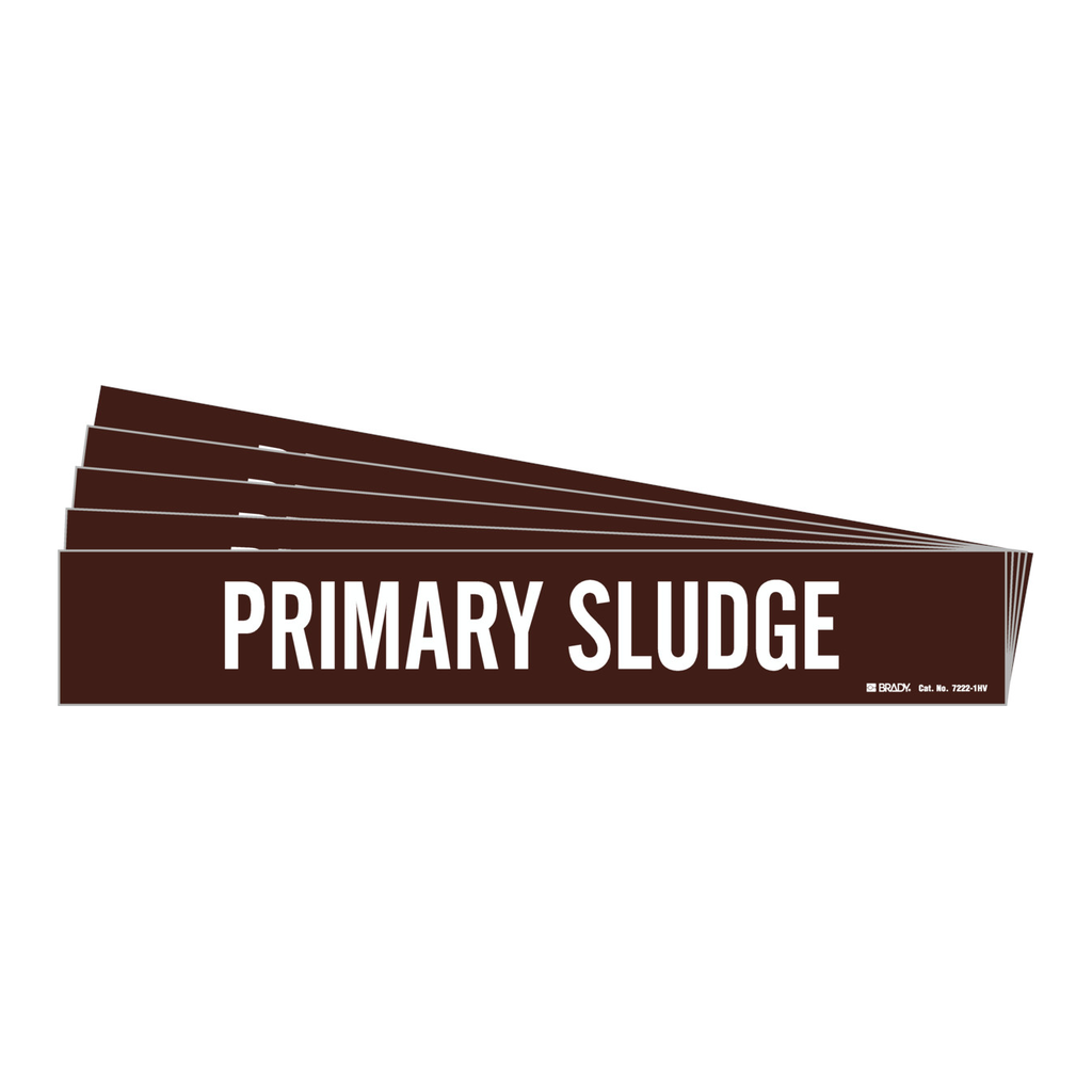 Brady PRIMARY SLUDGE Pipe Marker