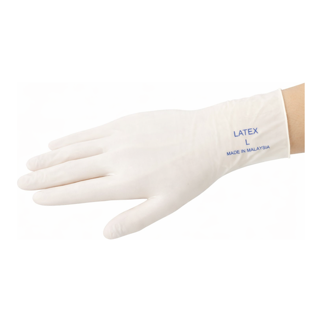 AS ONE ASLAB Sterile Latex Glove (Powder Free)  240mm, 아즈랩 멸균 라텍스장갑(파우더프리)  240mm