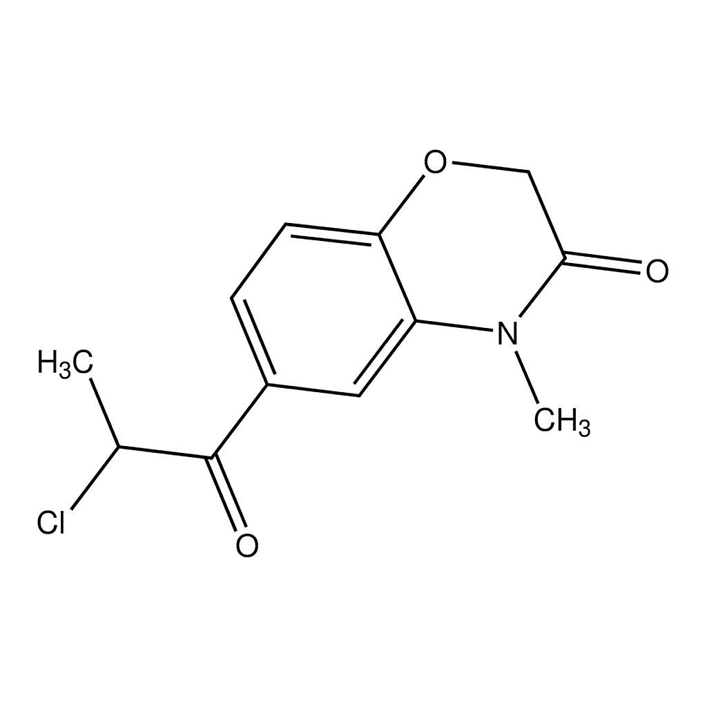 Merck 6-(2-Chloropropanoyl)-4-methyl-2H-benzo[b][1,4]oxazin-3(4H)-one