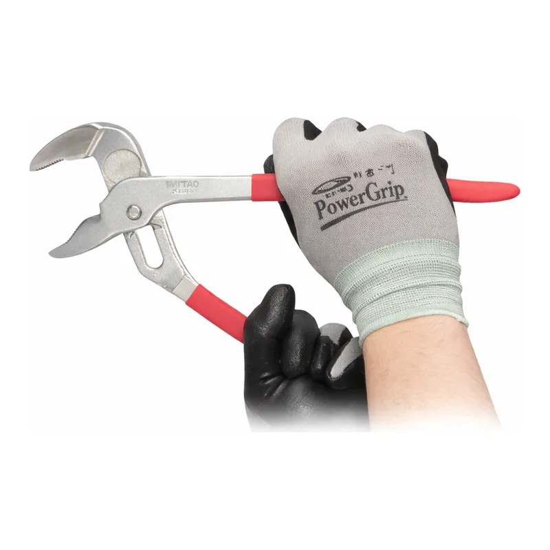 Daihan Science Hand Max Power Grip Glove, Excellent Grip, Nitrile Fiber, 13Gauge, Gray<br>With