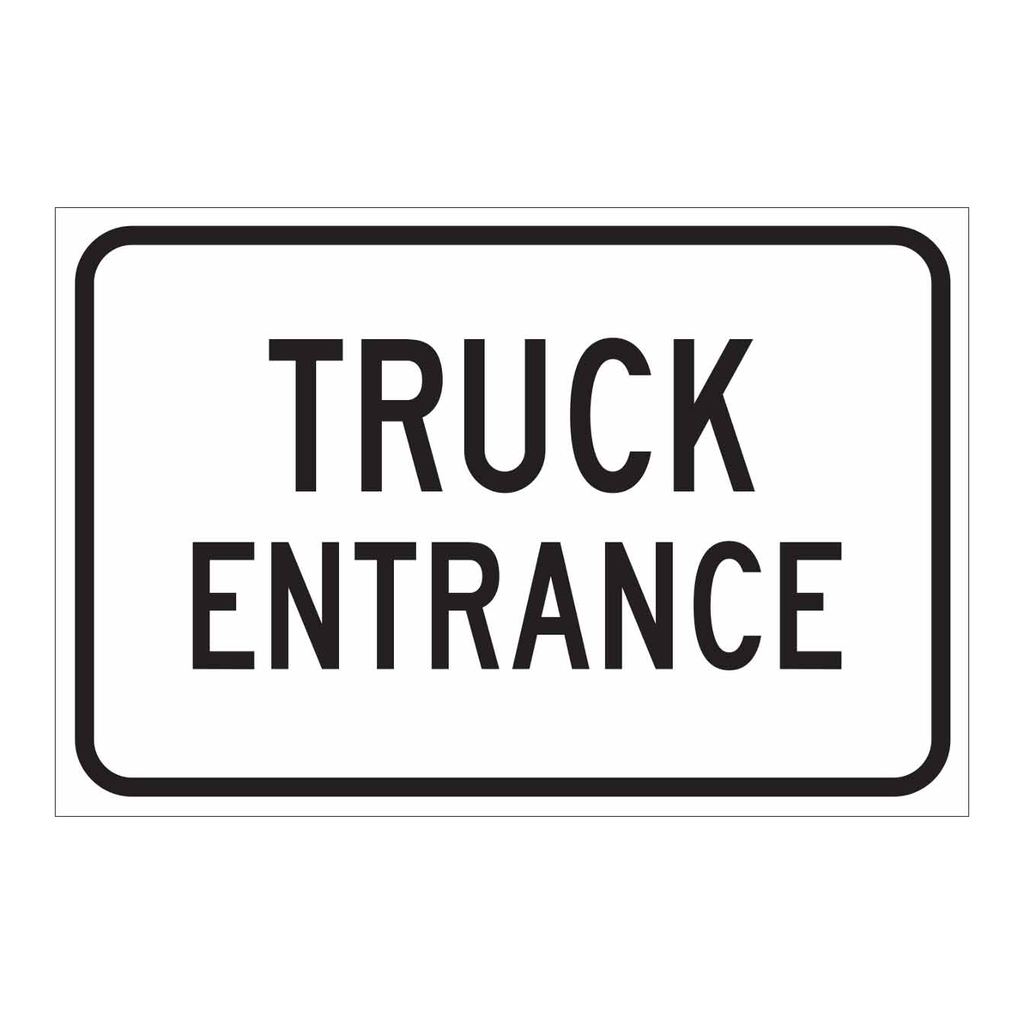 Brady Truck Entrance Sign