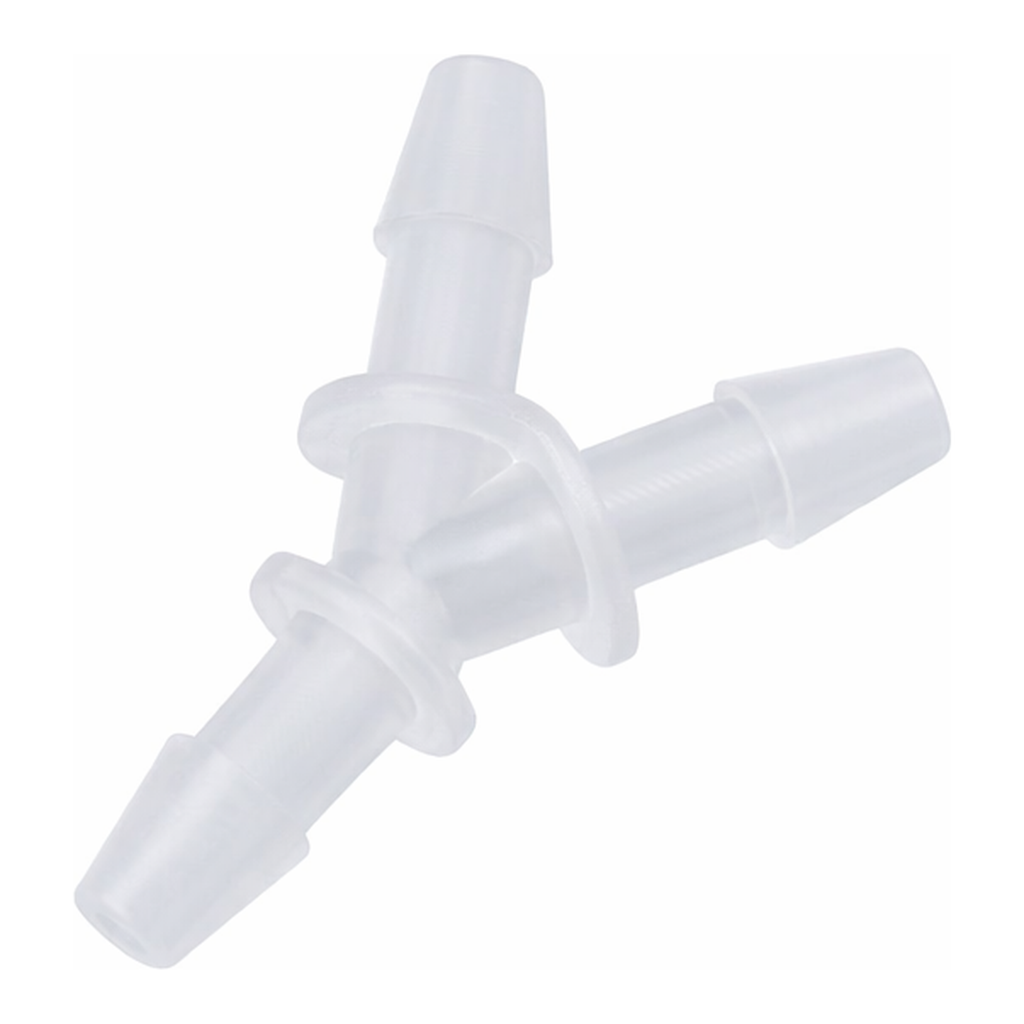 AS ONE Tube Connector (For Soft Tubes) Y-Type Same Diameter ID 0.8 -1.5