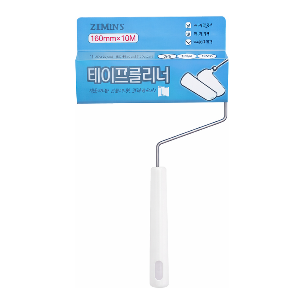 OFFICENEX 핸들손잡이 테이프 크리너(리필10M 포함)