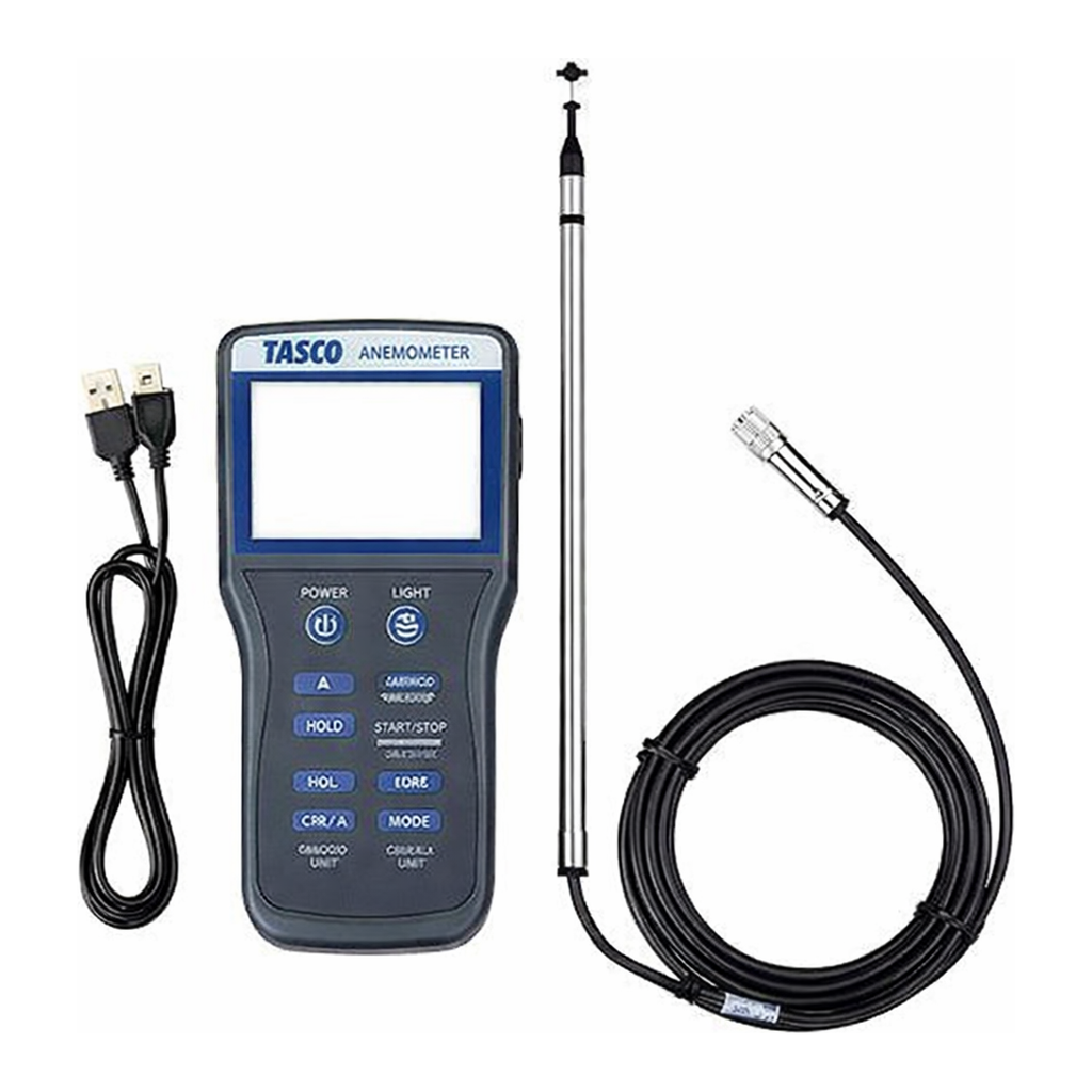 AS ONE Thermal Anemometer(DumBell Type), 열식 풍속계(덤벨 타입)