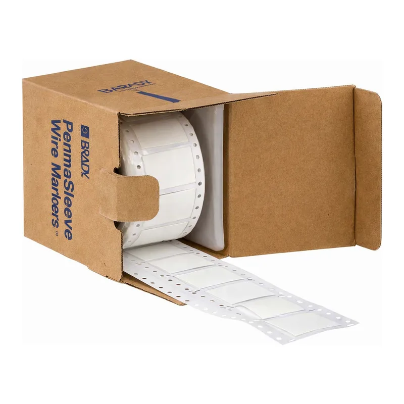 Brady 1" Small Core PermaSleeve Heatex Polyolefin 2/0 Gauge to 0.95" Diameter Wire Marking Sleeves