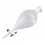 AS ONE Separatory Funnel with Scale (Sphere Type), 둥근형 분액깔때기 (눈금 부속)