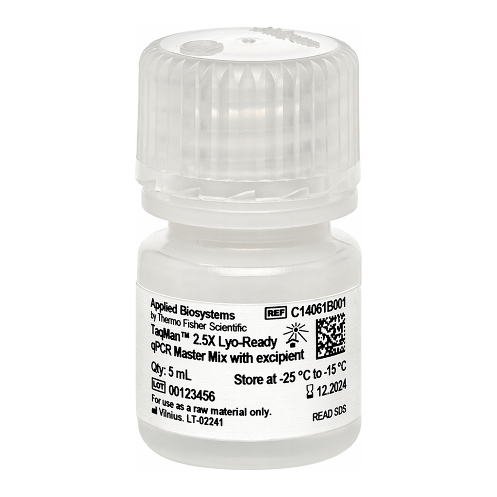 Thermo Fisher Scientific TaqMan 2.5X Lyo-Ready qPCR Master Mix, with excipient, 5 mL