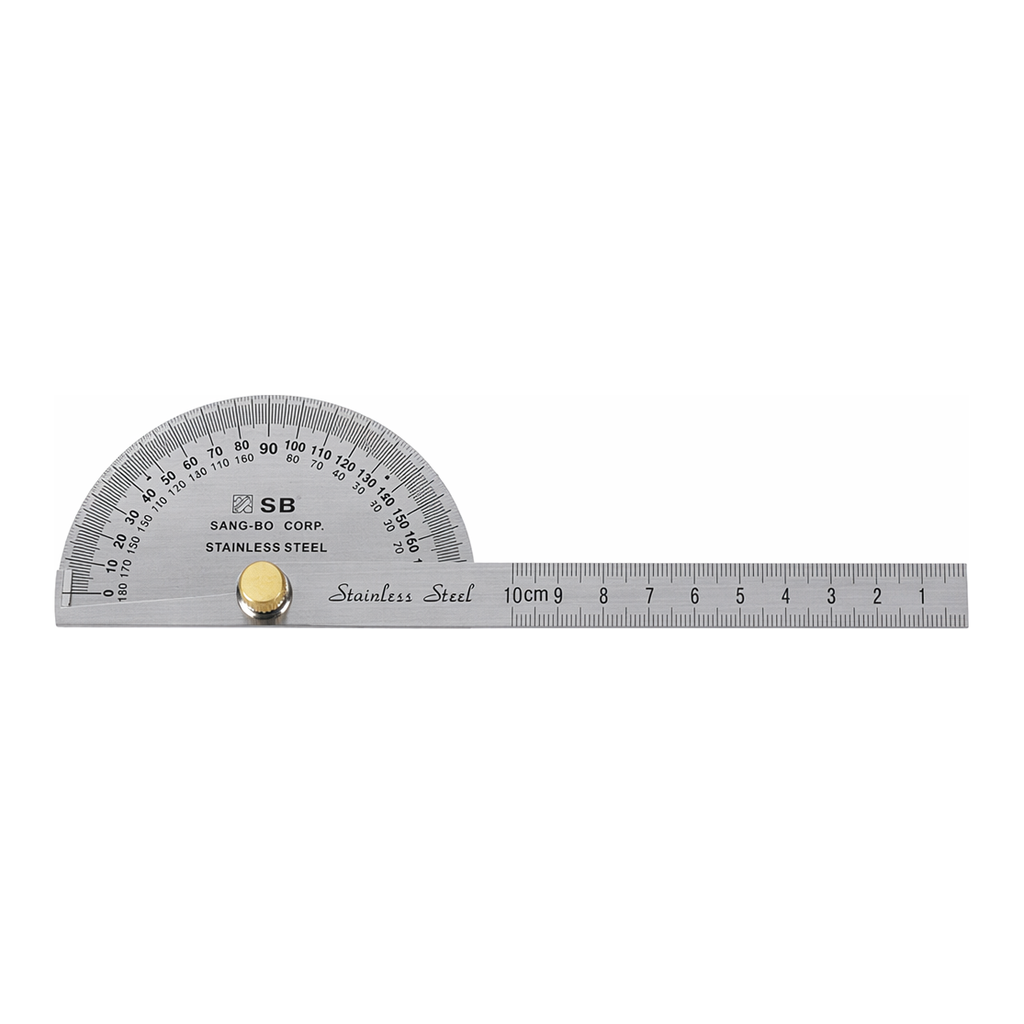 Daihan Science SB Protractor, Stainless-steel, Φ90 & 120mm, L198 & 305mm<br>Ideal for Measure