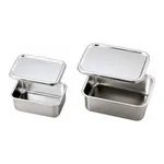 AS ONE Stainless Tray (Acid Washed) (Deep Type ), 스테인리스 트레이세트(산 세척)(깊은형 )