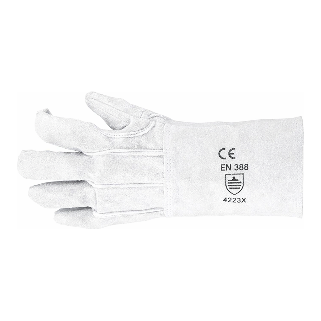 AS ONE Welding Leather Glove(Back Seam), 용정용 소가죽장갑(등솔기)